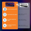 RGB Nixie Tube Clock with IPS Color Screen – DIY Analog Digital Glow Tube Clock - Homebound Essentials