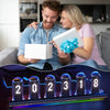 RGB Nixie Tube Clock with IPS Color Screen – DIY Analog Digital Glow Tube Clock - Homebound Essentials