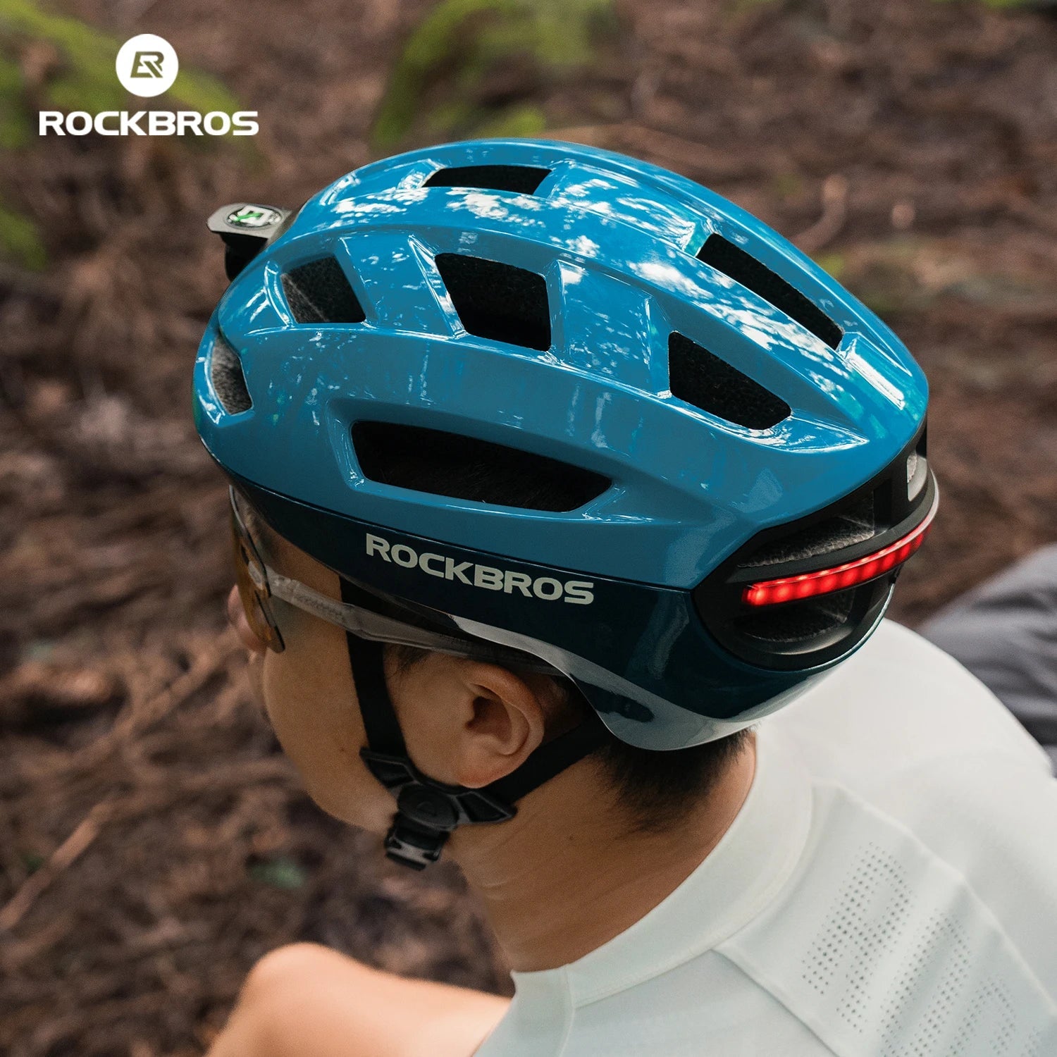 ROCKBROS Bike Helmet with Integrated Smart Light - Homebound Essentials