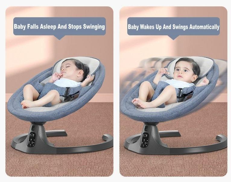 Rocky - Smart Baby Swing & Bluetooth Rocker - Homebound Essentials