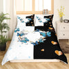 Romantic Black & White Polyester Duvet Cover Set - Homebound Essentials