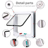 Smart Pet Door - 4 Way Locking ABS Plastic Cat Flap Door with Security Lock - Homebound Essentials