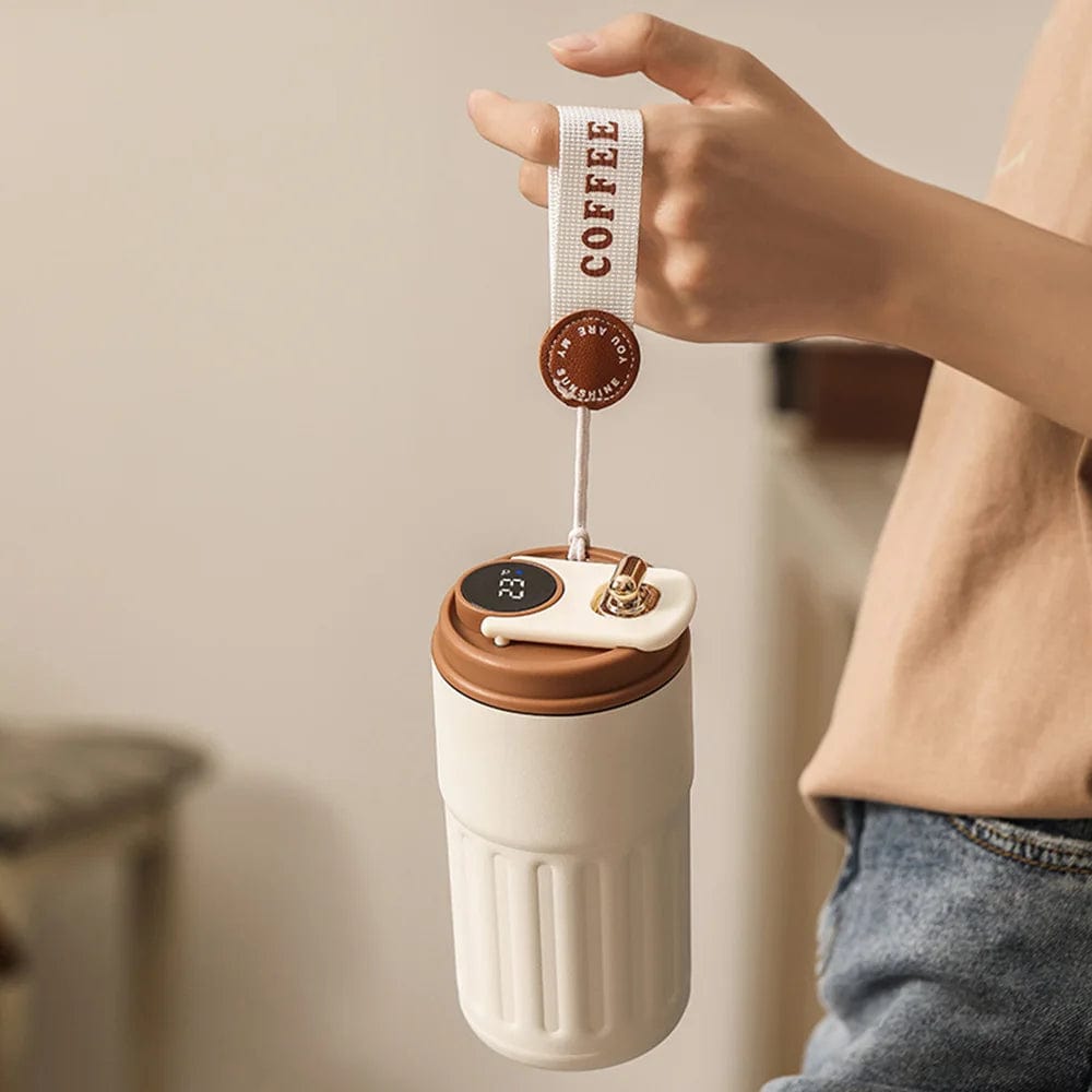 Smart Thermos Bottle with LED Temperature Display, 316 Stainless Steel Coffee Cup, Portable Vacuum Flask Tumbler Mug - Homebound Essentials