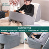 Soft Reading Pillow with Arm Rest | Lap Desk Pillow for Gaming, Working, Sitting on Floor or Sofa | Removable & Washable Cover - Homebound Essentials