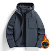 SoftShield Fleece - Lined Hooded Jacket: Fleece - Lined Thickened Loose - Fit Hooded Clerical Collar Softshell Jacket - Homebound Essentials