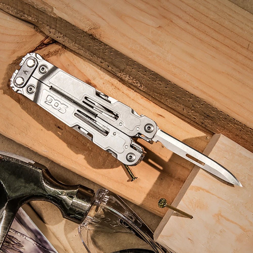 SOG PowerAccess Deluxe Multi - Tool – 21 - in - 1 Tactical Folding Pliers & Pocket Tool - Homebound Essentials