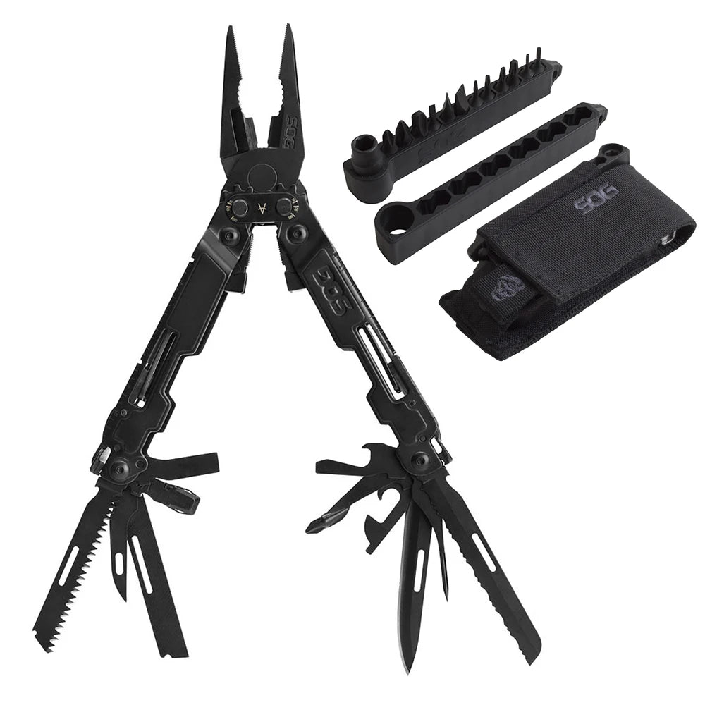 SOG PowerAccess Deluxe Multi - Tool – 21 - in - 1 Tactical Folding Pliers & Pocket Tool - Homebound Essentials