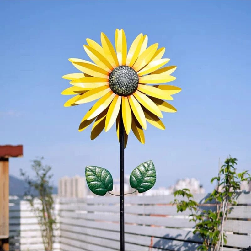 SolarSpin: Outdoor Windmill Decor with Solar Lights - Homebound Essentials
