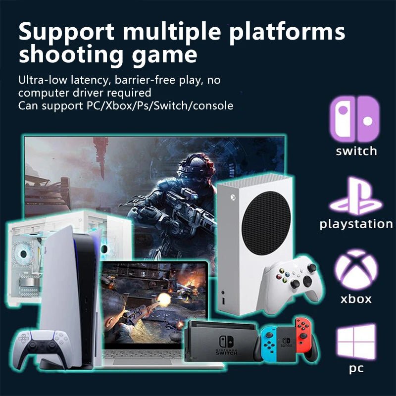 Somatosensory Game Controller with Scope: Multi - Platform Motion Aiming - Homebound Essentials