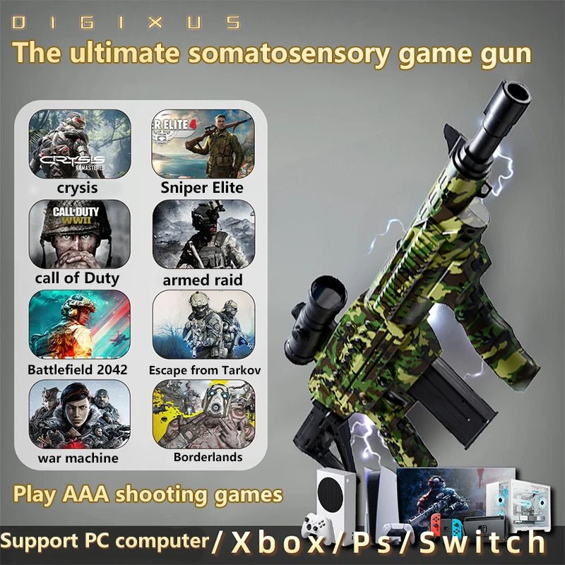Somatosensory Game Controller with Scope: Multi - Platform Motion Aiming - Homebound Essentials