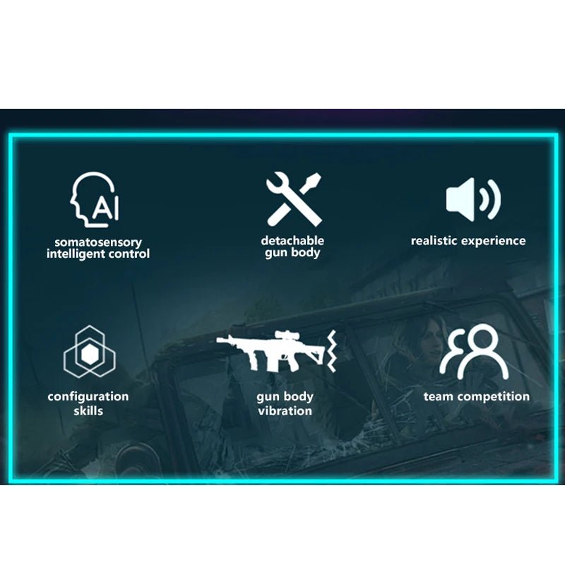 Somatosensory Game Controller with Scope: Multi - Platform Motion Aiming - Homebound Essentials
