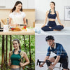 SportBreeze Adjustable Neck Fan: 4000 mAh Battery Rechargeable, 5 Speeds Adjustable,Twistable Hands - Free Bladeless Neckband for Sports - Homebound Essentials