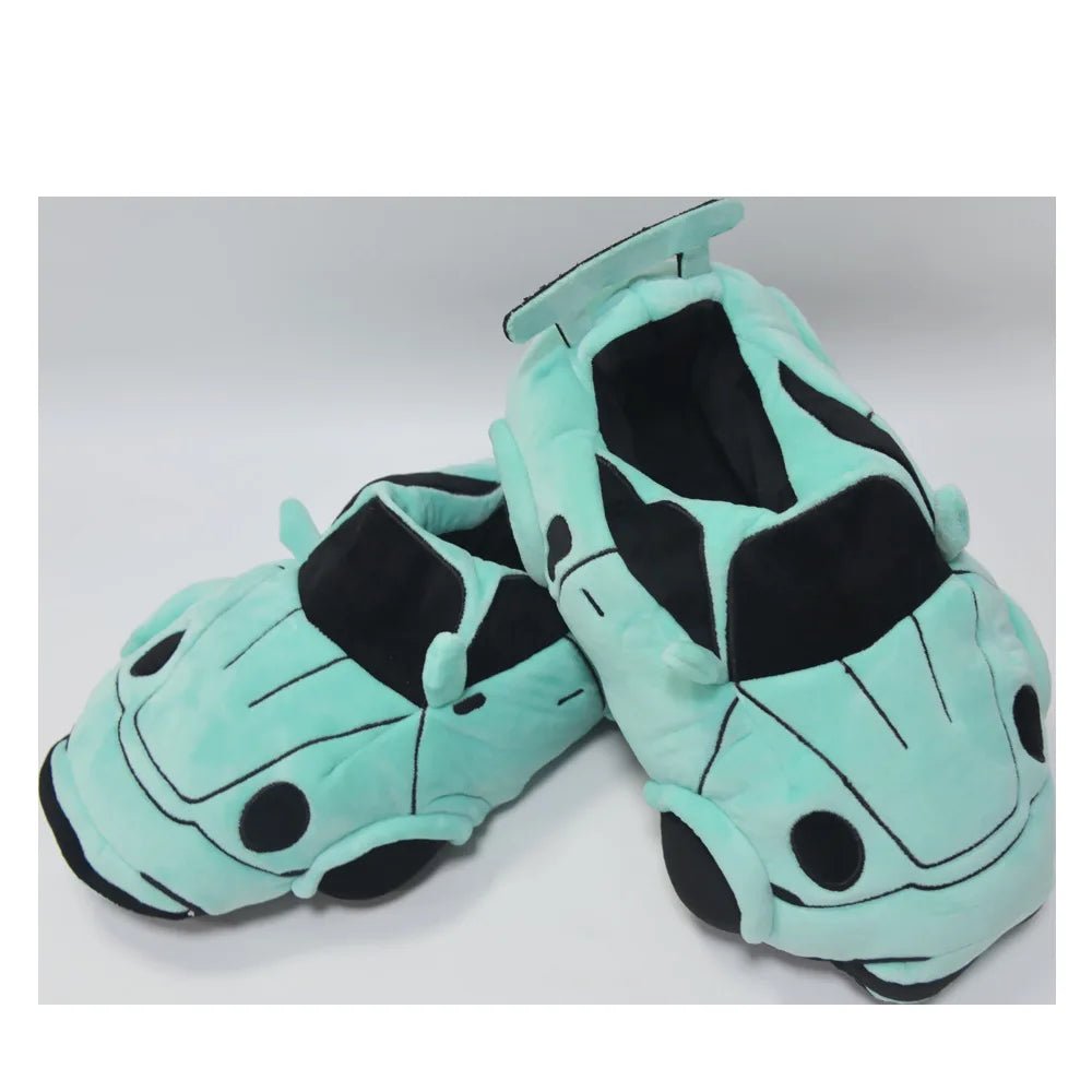 Sports Car Plush Home Slippers: Drive into Comfort - Homebound Essentials