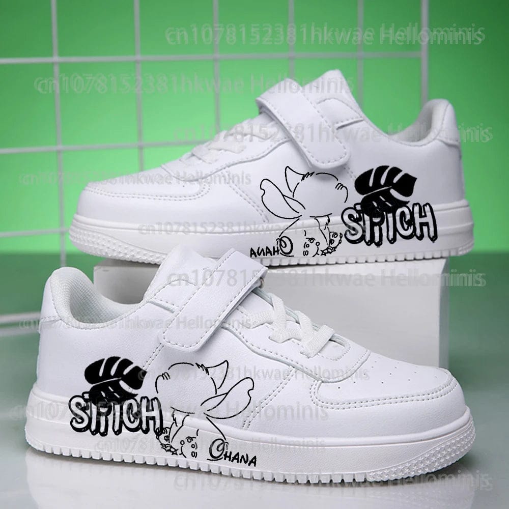 Stitch - Themed Sneakers for Girls & Boys | Casual Basketball Shoes | Fashionable Kid's Sports Running Shoes | Perfect Gift for Students - Homebound Essentials
