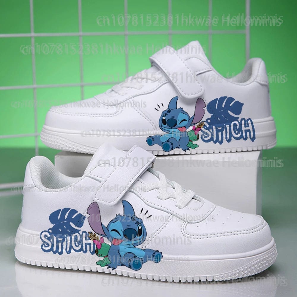 Stitch - Themed Sneakers for Girls & Boys | Casual Basketball Shoes | Fashionable Kid's Sports Running Shoes | Perfect Gift for Students - Homebound Essentials