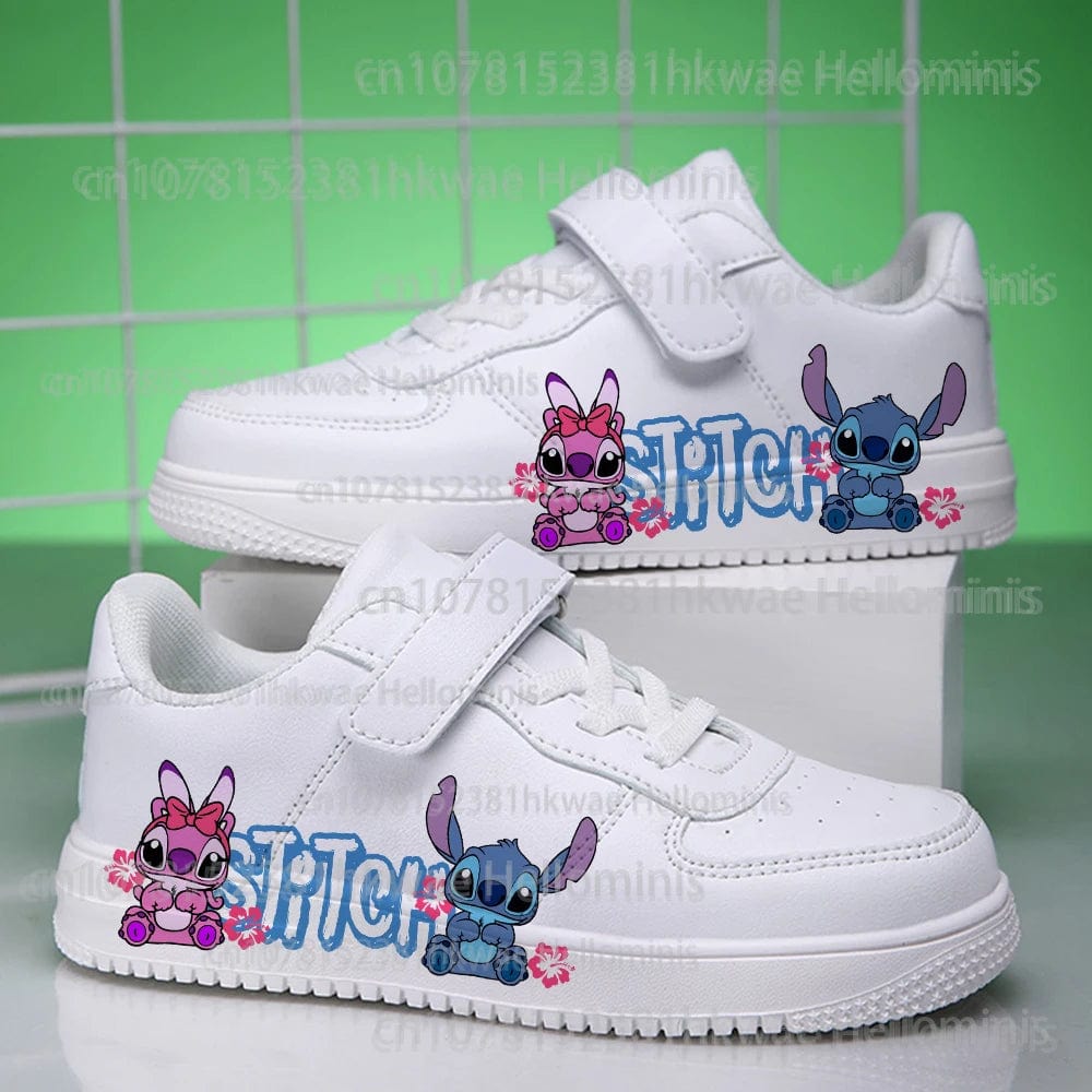 Stitch - Themed Sneakers for Girls & Boys | Casual Basketball Shoes | Fashionable Kid's Sports Running Shoes | Perfect Gift for Students - Homebound Essentials