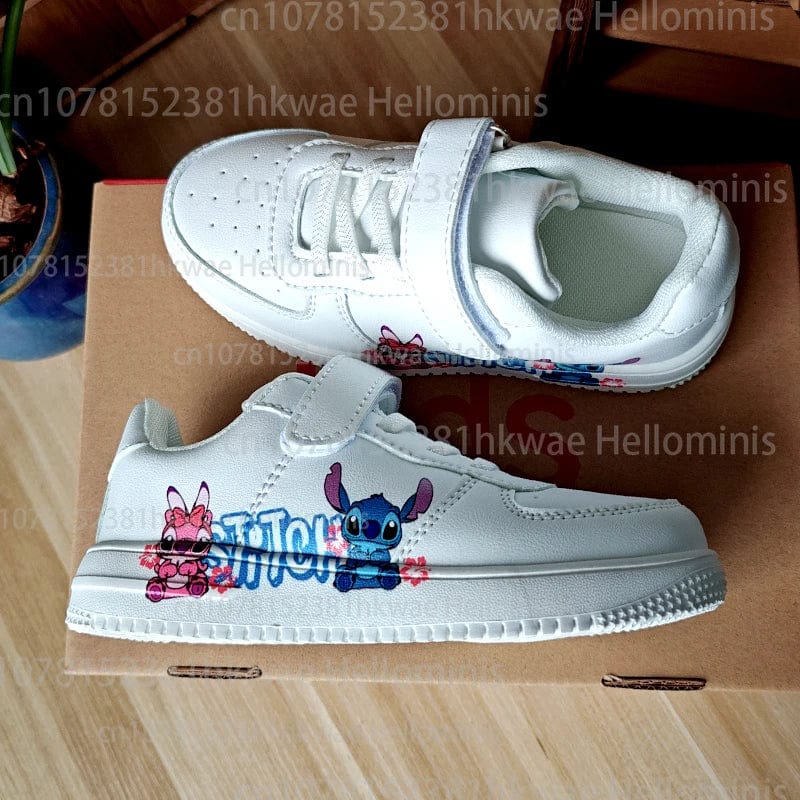Stitch - Themed Sneakers for Girls & Boys | Casual Basketball Shoes | Fashionable Kid's Sports Running Shoes | Perfect Gift for Students - Homebound Essentials