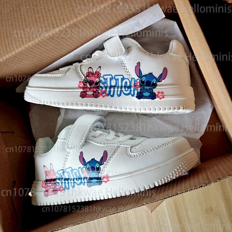 Stitch - Themed Sneakers for Girls & Boys | Casual Basketball Shoes | Fashionable Kid's Sports Running Shoes | Perfect Gift for Students - Homebound Essentials
