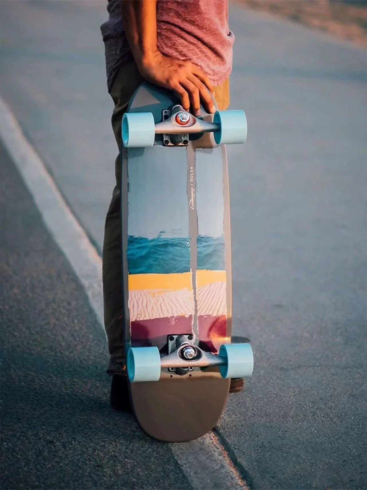 Surf Land Skateboard: CX4/CX7 Maple Single Kick Carving Cruiser - Homebound Essentials