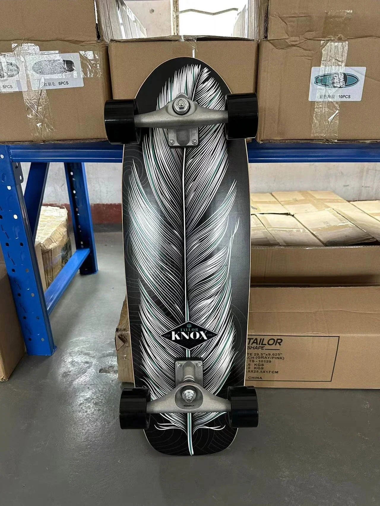Surf Land Skateboard: CX4/CX7 Maple Single Kick Carving Cruiser - Homebound Essentials