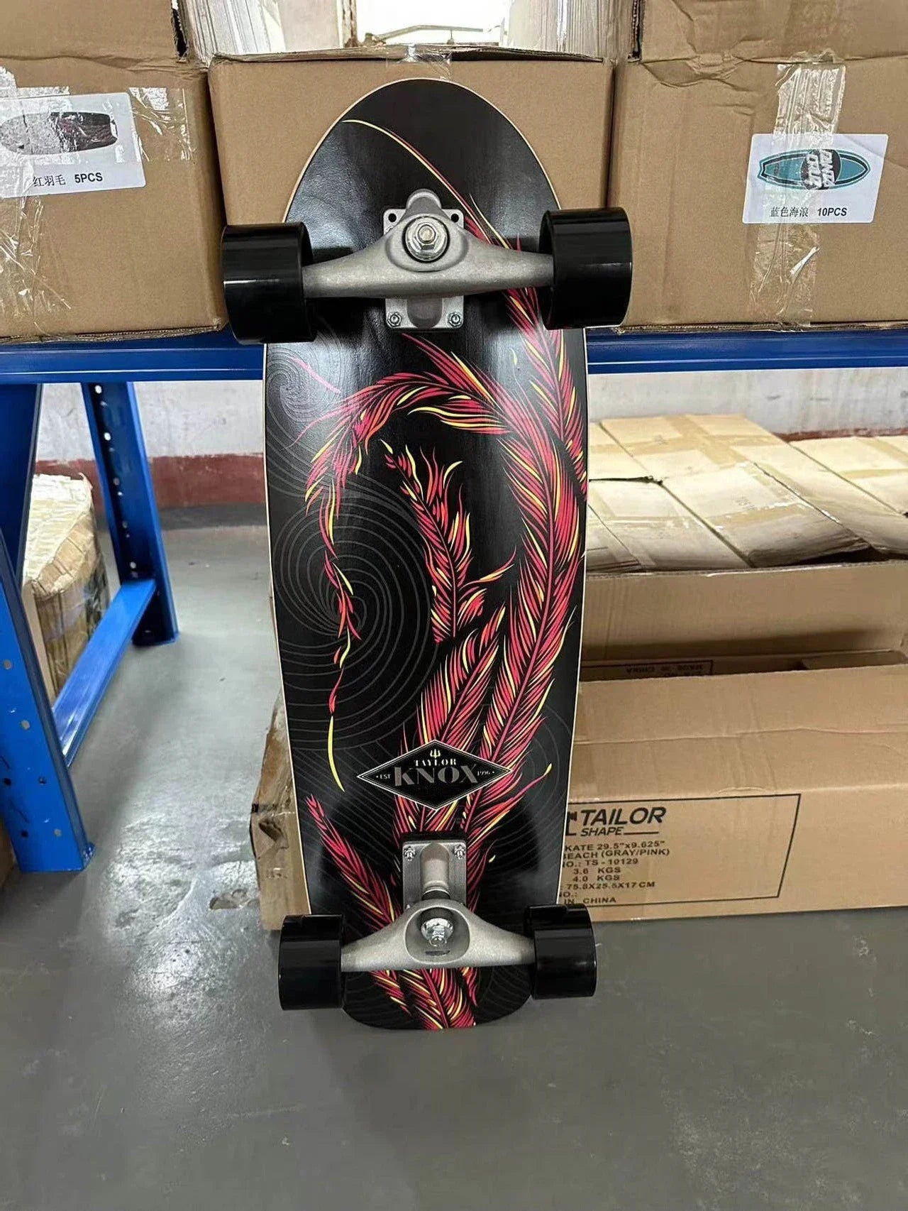 Surf Land Skateboard: CX4/CX7 Maple Single Kick Carving Cruiser - Homebound Essentials