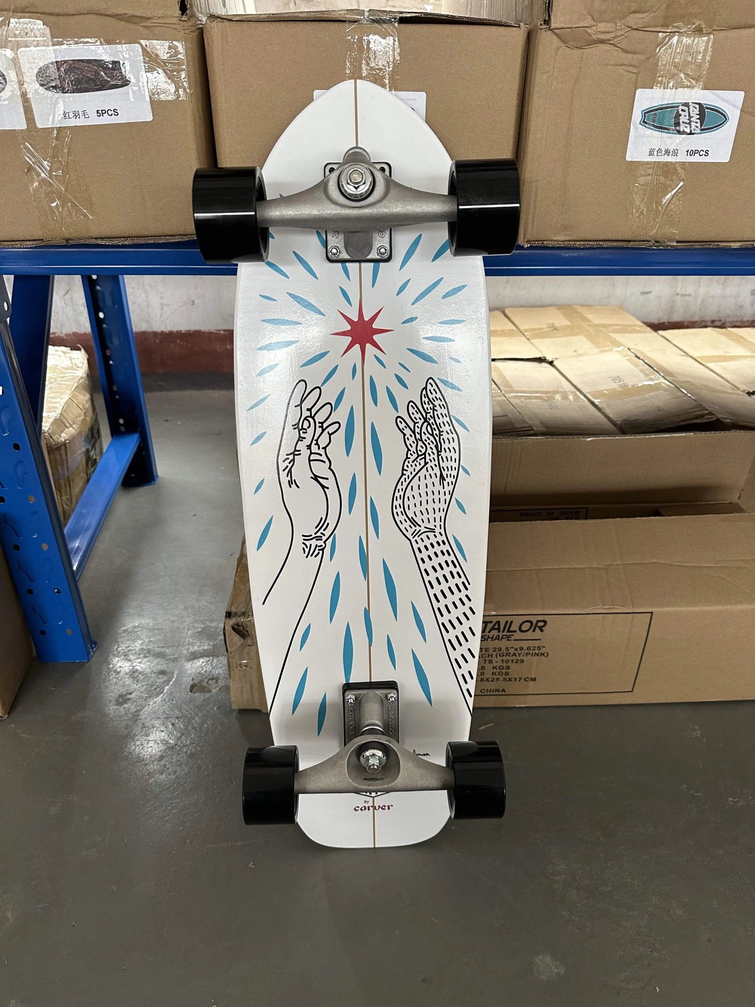Surf Land Skateboard: CX4/CX7 Maple Single Kick Carving Cruiser - Homebound Essentials