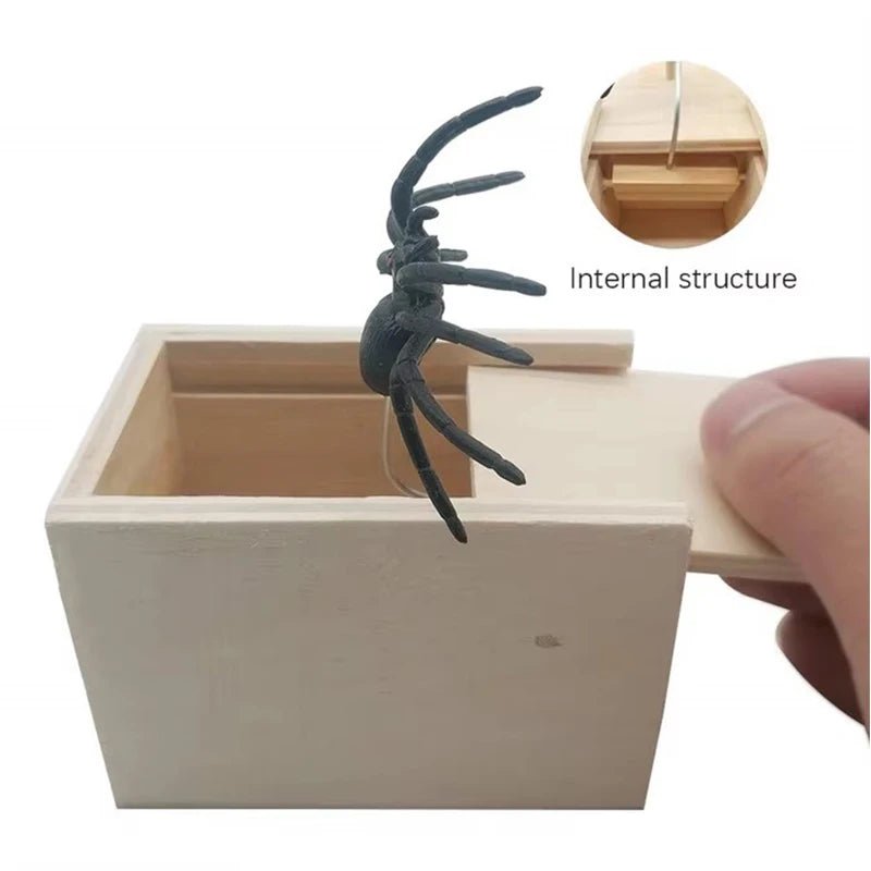 Surprise Spider Joke Box: Funny Prank Toy - Homebound Essentials