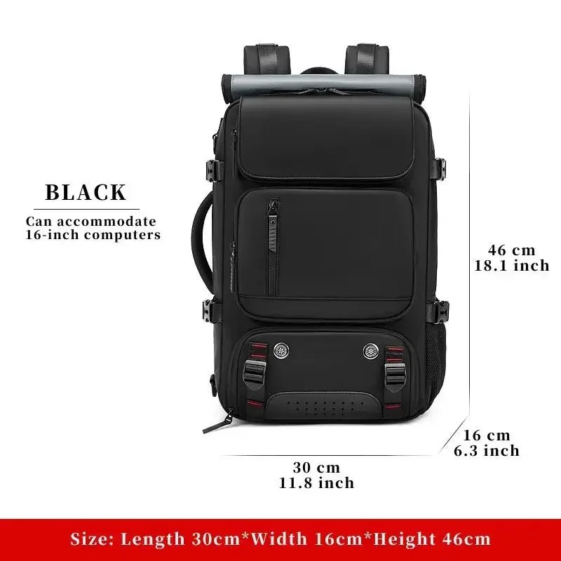 SWISS Travel Backpack - 16" Waterproof Business & Outdoor Backpack - Homebound Essentials
