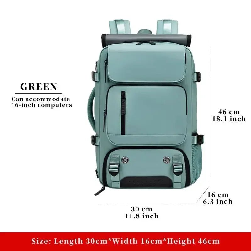 SWISS Travel Backpack - 16" Waterproof Business & Outdoor Backpack - Homebound Essentials