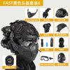 Tactical Airsoft Noise Reduction Military Headphones Night Vision Helmet Set with Flashlight - Homebound Essentials