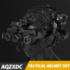 Tactical Airsoft Noise Reduction Military Headphones Night Vision Helmet Set with Flashlight - Homebound Essentials