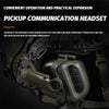 Tactical Airsoft Noise Reduction Military Headphones Night Vision Helmet Set with Flashlight - Homebound Essentials