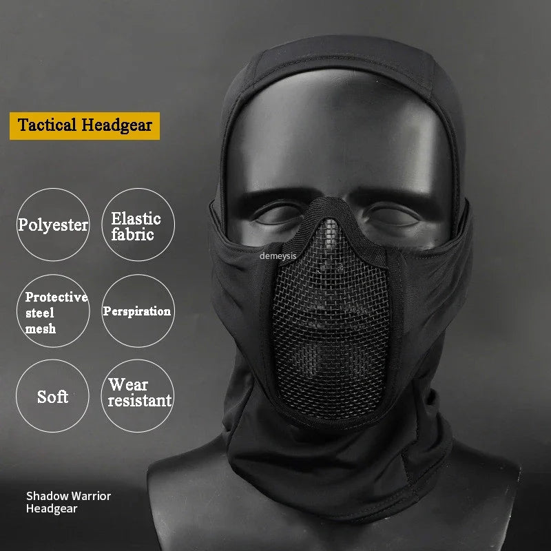 Tactical Balaclava Mesh Mask: Airsoft & Paintball Full Face Protection - Homebound Essentials