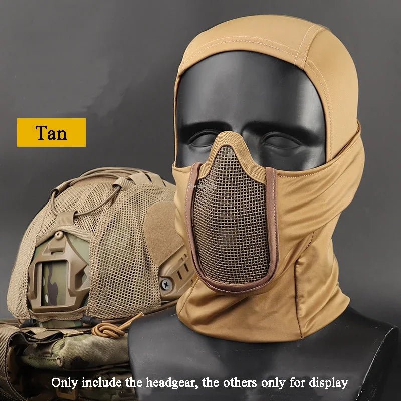 Tactical Balaclava Mesh Mask: Airsoft & Paintball Full Face Protection - Homebound Essentials
