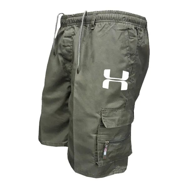 TactiFlex: Men's Under Armour Tactical Shorts for Summer, Casual Jogging Cargo Shorts with Multipockets, Elastic Waist, and Loose Fit for Work, Hiking, and Climbing - Homebound Essentials