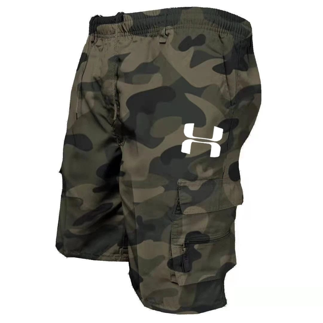 TactiFlex: Men's Under Armour Tactical Shorts for Summer, Casual Jogging Cargo Shorts with Multipockets, Elastic Waist, and Loose Fit for Work, Hiking, and Climbing - Homebound Essentials