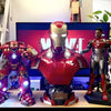 The Avengers Glowing Mk50 Iron Man Bust: 1/3 Scale Large Static Statue - Homebound Essentials