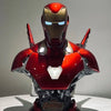 The Avengers Glowing Mk50 Iron Man Bust: 1/3 Scale Large Static Statue - Homebound Essentials