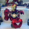The Avengers Glowing Mk50 Iron Man Bust: 1/3 Scale Large Static Statue - Homebound Essentials