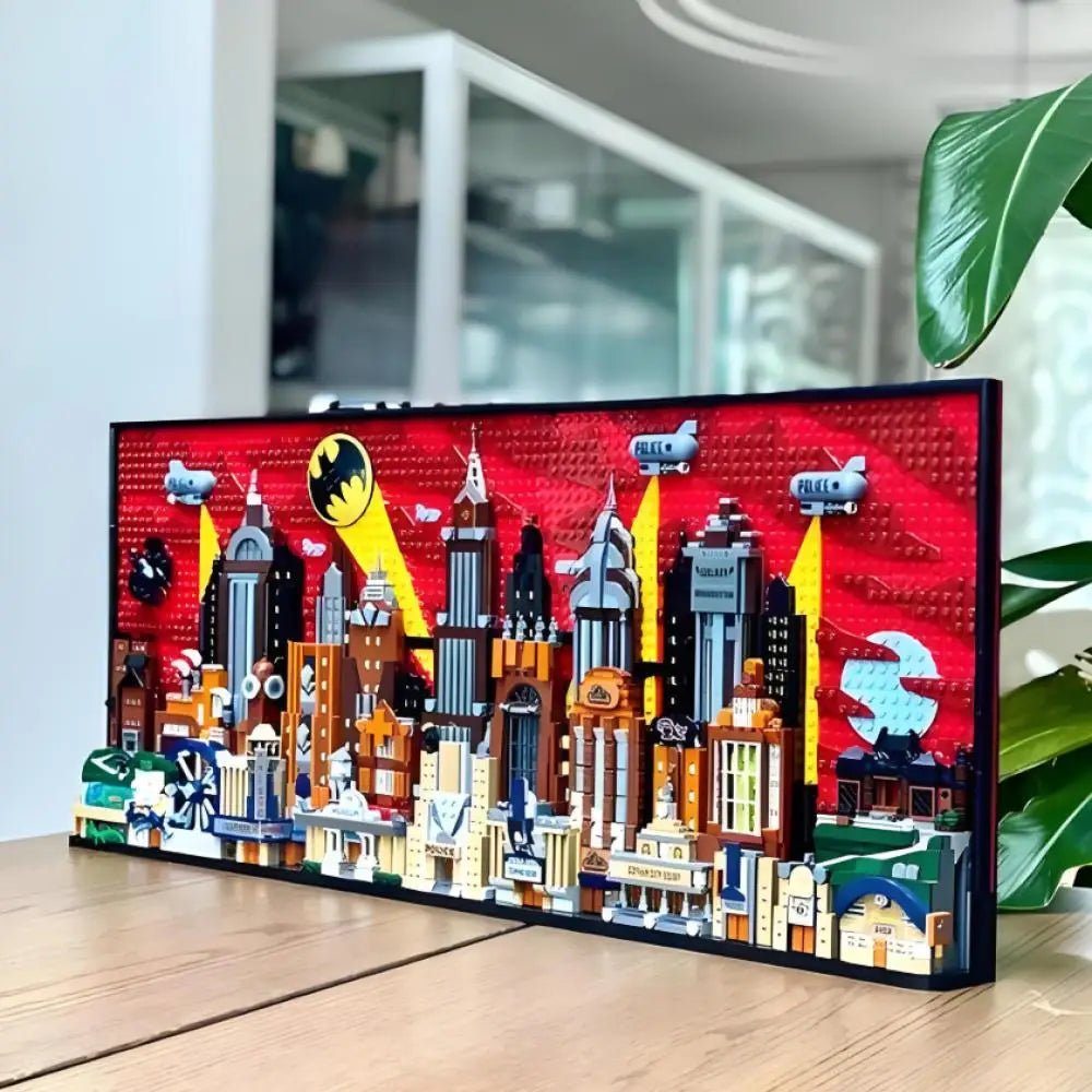 The Bat People Animated Series City 76271 Skyline: Joker Arkham Asylum Building Blocks Model - Homebound Essentials