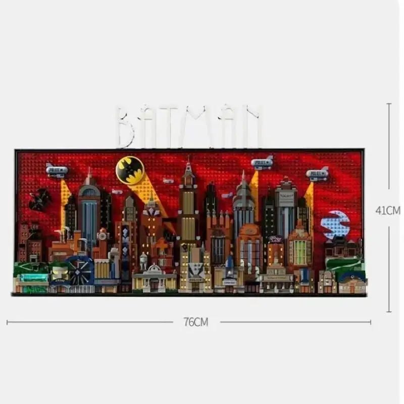 The Bat People Animated Series City 76271 Skyline: Joker Arkham Asylum Building Blocks Model - Homebound Essentials