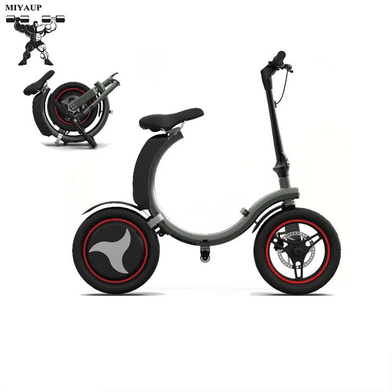 Two Wheeled Foldable Balance Bike, Two - Wheel Bicycle, Commuting Folding Bike - Homebound Essentials