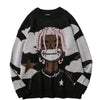Van Gogh Graffiti Print Knitted Sweater – High Street Fashion - Homebound Essentials