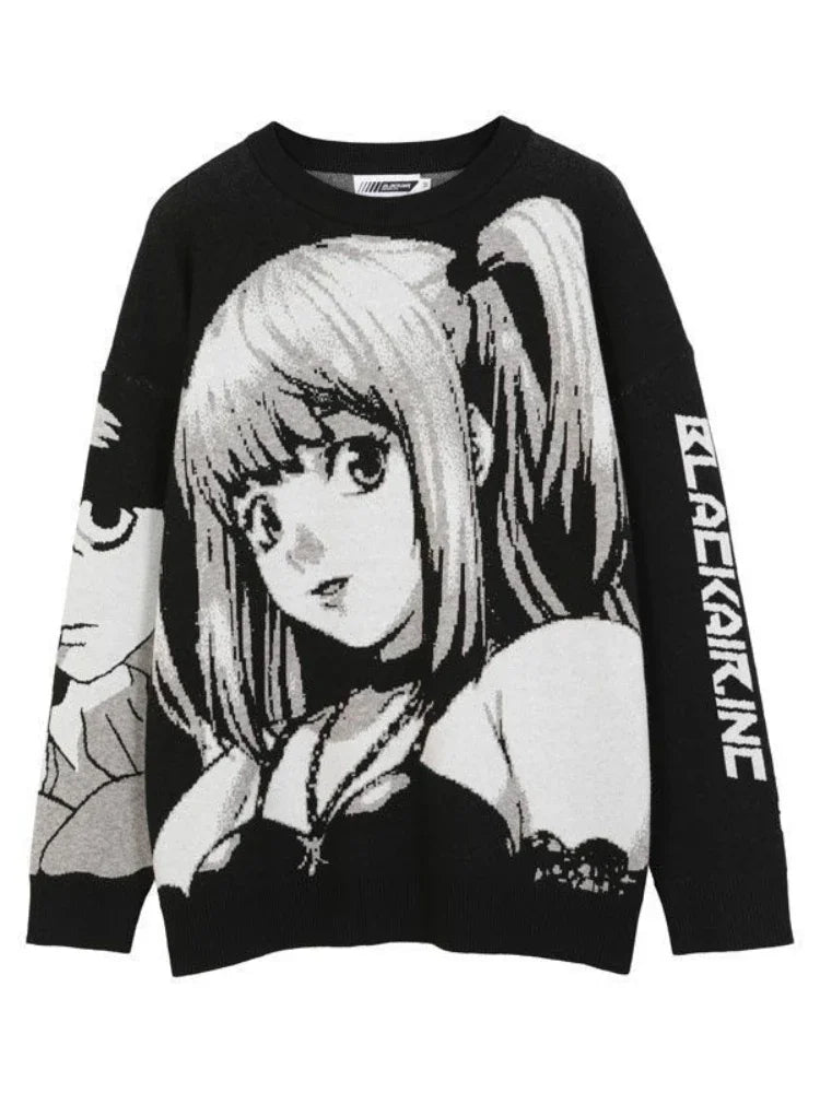 Van Gogh Graffiti Print Knitted Sweater – High Street Fashion - Homebound Essentials