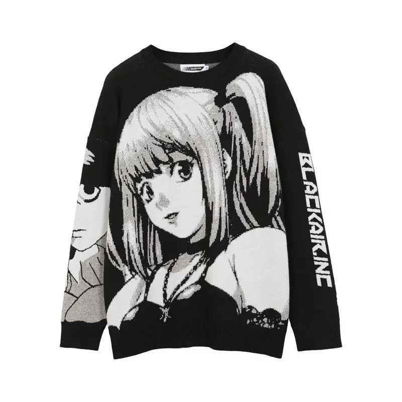 Van Gogh Graffiti Print Knitted Sweater – High Street Fashion - Homebound Essentials