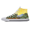 Van Gogh Starry Night Oil Painting High - Top Comfortable Sneakers - Homebound Essentials