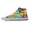 Van Gogh Starry Night Oil Painting High - Top Comfortable Sneakers - Homebound Essentials