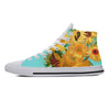 Van Gogh Starry Night Oil Painting High - Top Comfortable Sneakers - Homebound Essentials