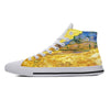 Van Gogh Starry Night Oil Painting High - Top Comfortable Sneakers - Homebound Essentials