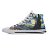 Van Gogh Starry Night Oil Painting High - Top Comfortable Sneakers - Homebound Essentials